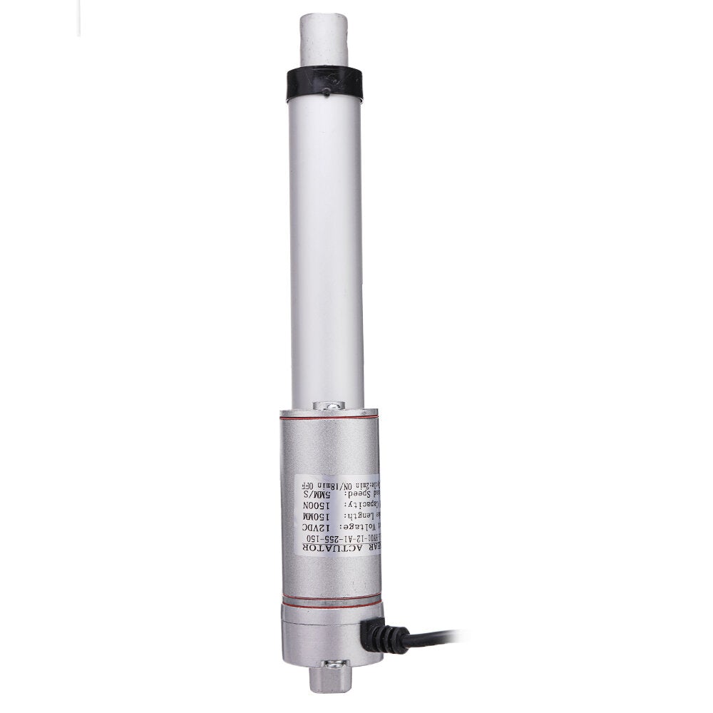 DC 12V 1500N 50/100/150/200/250mm Stroke Tubular Motor Electric Linear Actuator Adjustable Actuator Tor Opener Linear Actuator Motor