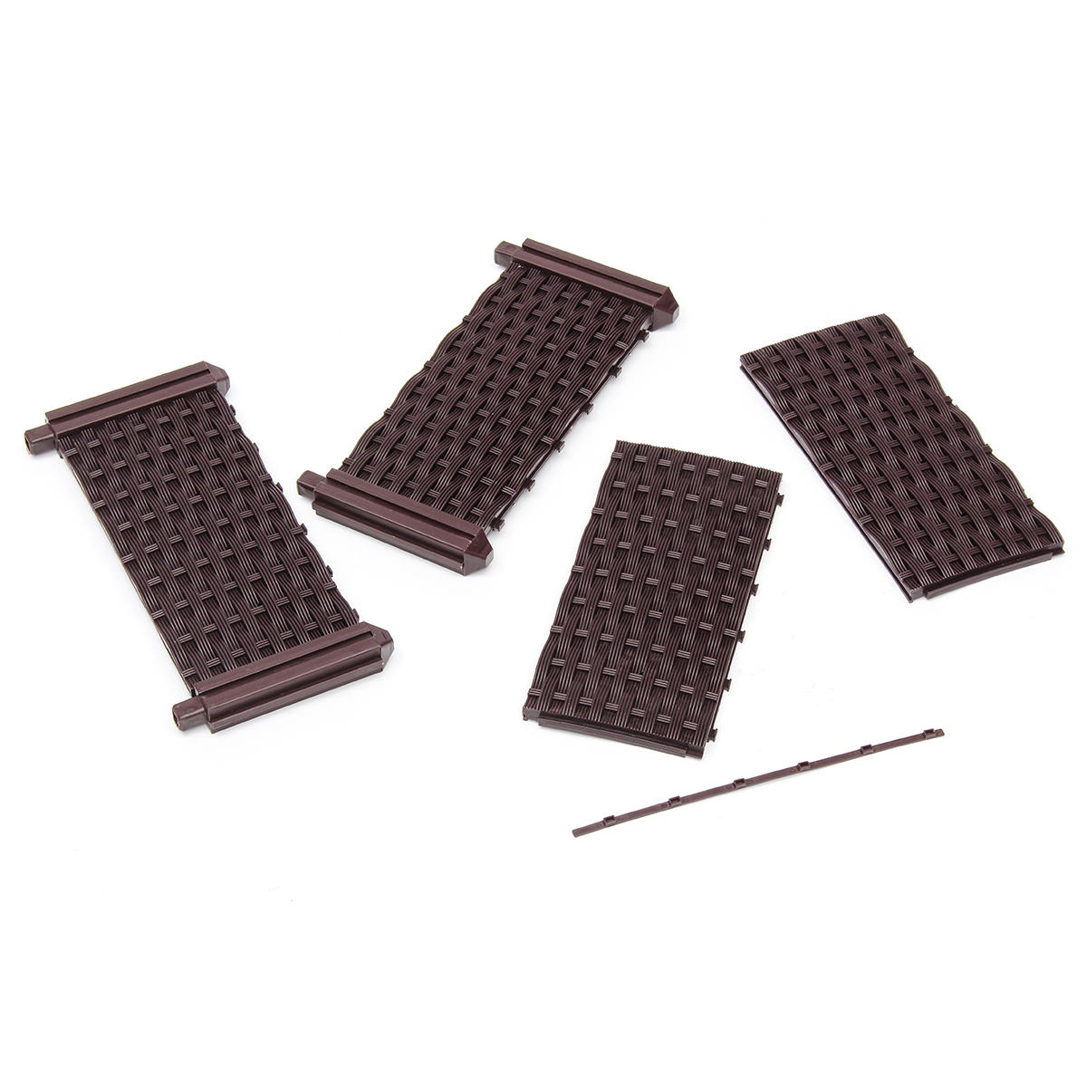 DIY Raised Garden Bed Planter Kit Flower Assembly Square Box Planting Grow Box 4 Side Panel w/ 4 Stakes