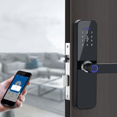 Smart Door Lock Fingerprint Keyless Multi-function Unlock Digital Deadbolt Bluetooth WiFi Key Wireless Room Door Anti-theft