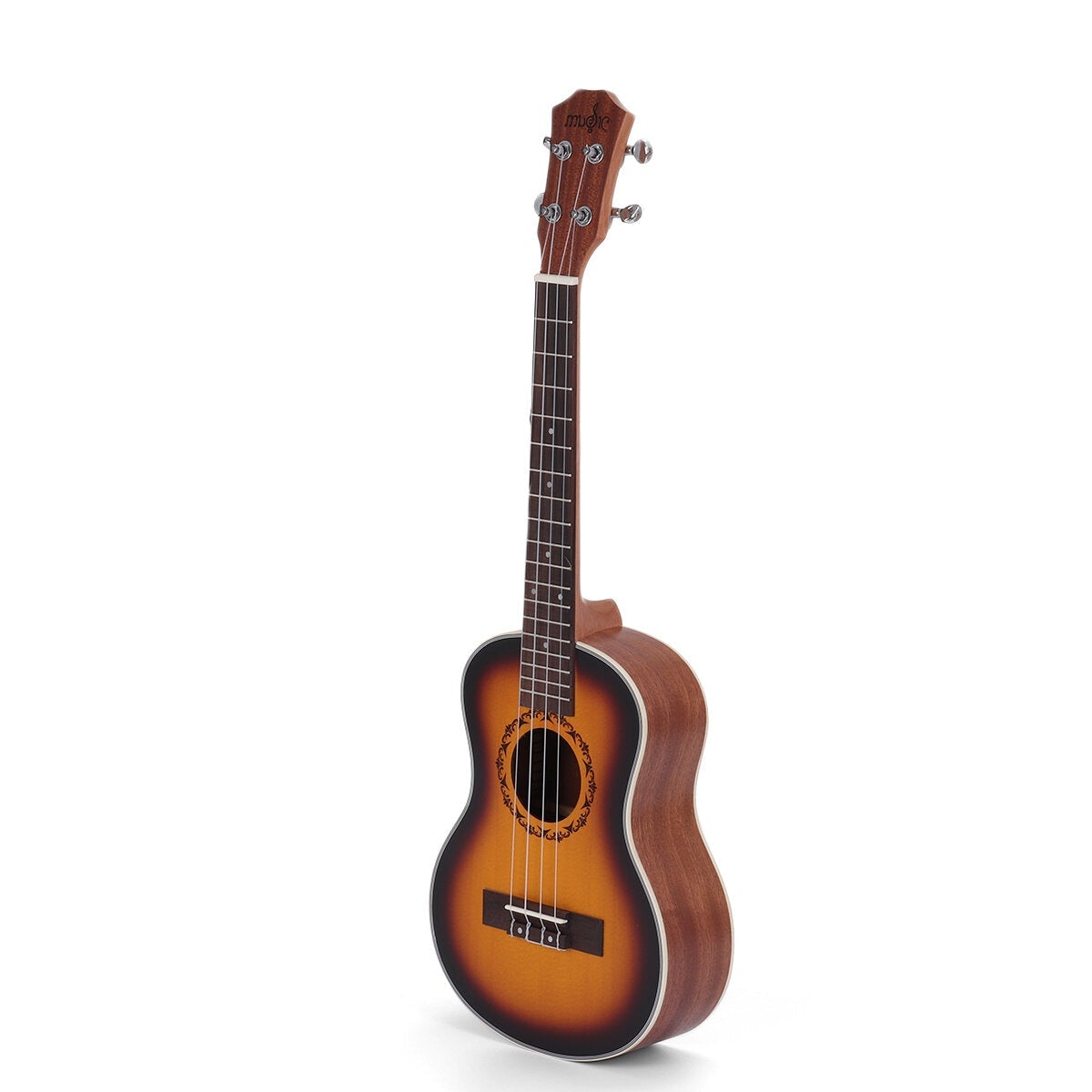 26 Inch 4 Strings Spruce Ukulele w/Gig Bag,Tuner,Capo,Nylon Strings,Picks,Strap for Beginners,Adults