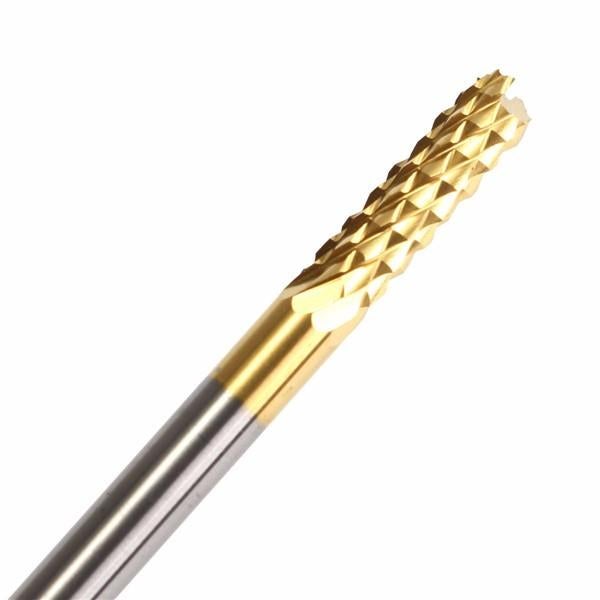 10pcs 0.8-3mm Titanium Coated End Mill Cutter Milling Cutter