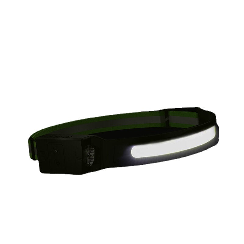 350LM COB LED Induction Riding Headlamp USB Rechargeable Waterproof 5 Modes Light Torch For Running Fishing Hunting Outdoor Work Light