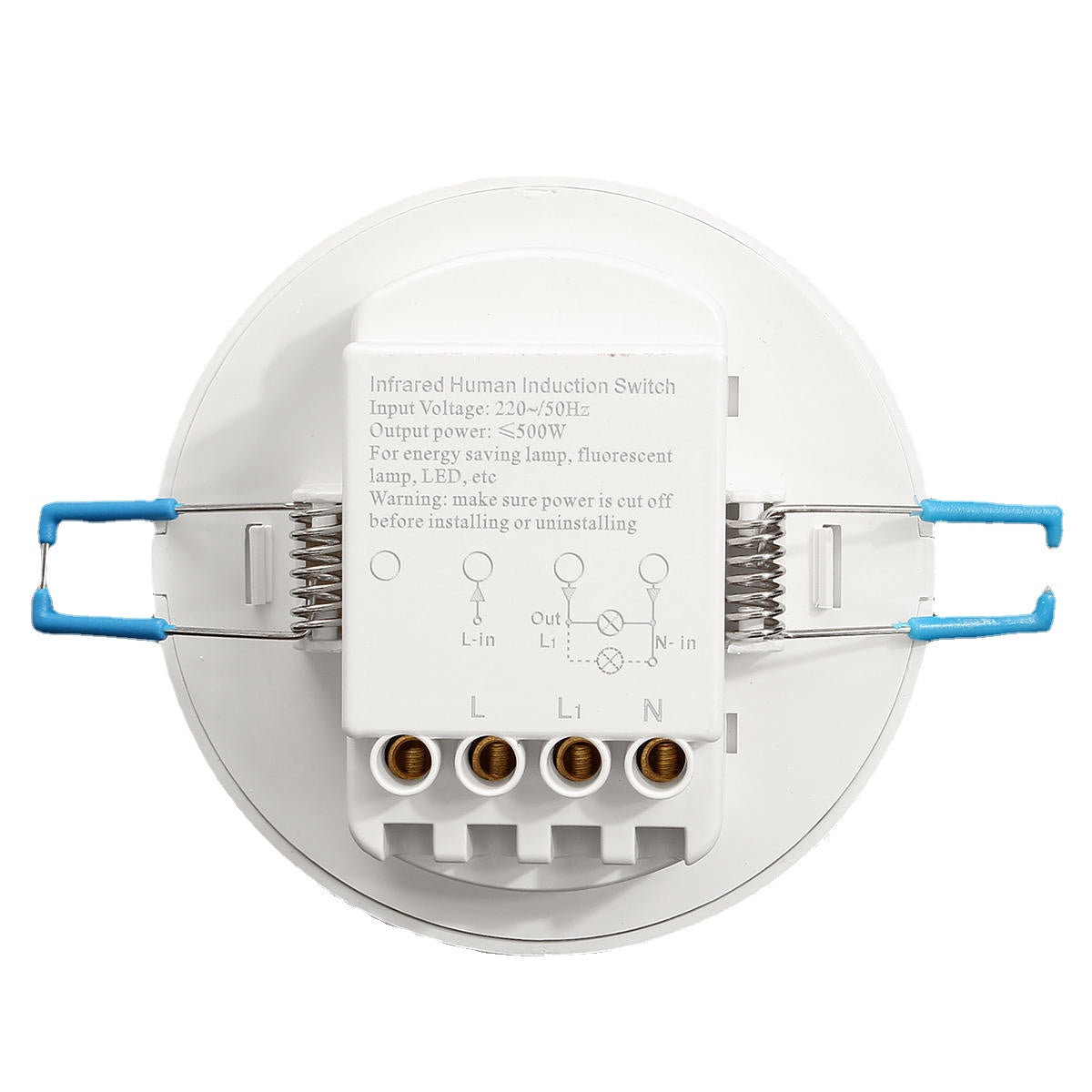 360 Degree Infrared IR Ceiling Wall Recessed Motion Sensor Detector Auto Light Switch