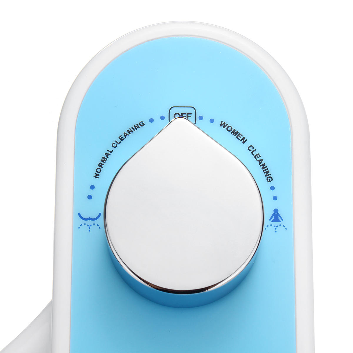 2 Function Non-Electric Toilet Portable Bidet Seat Dual Water Spray Adjustable Mechanical