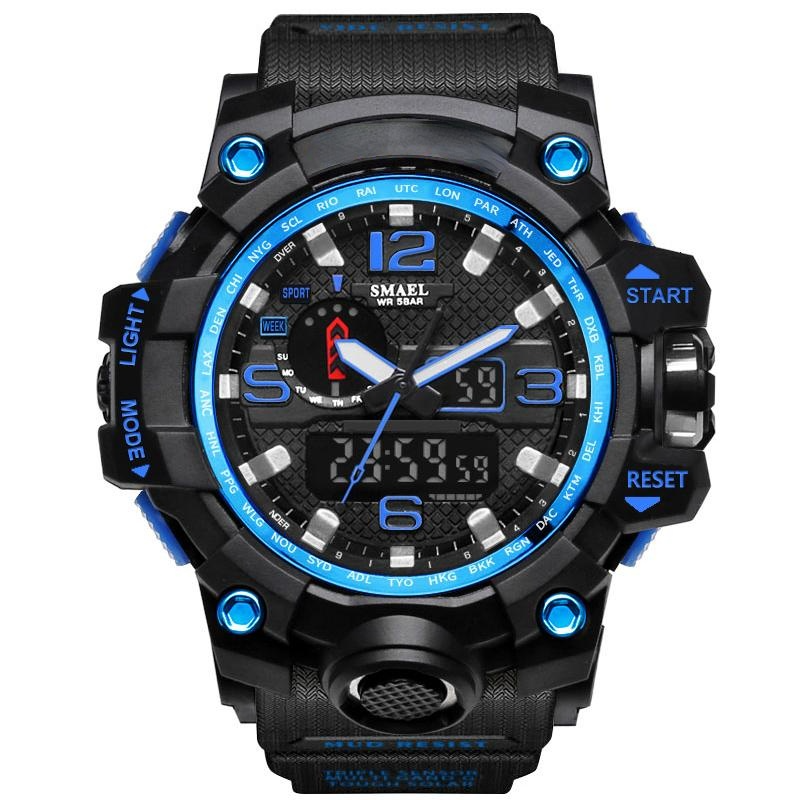 Waterproof Sport Dual Display Watch