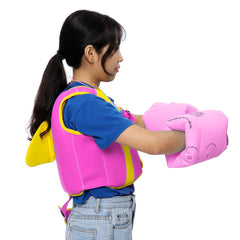 S-XL Children's Life Vest With Life-saving whistle&2 *Arm Circle Life jacket Swimming Coat