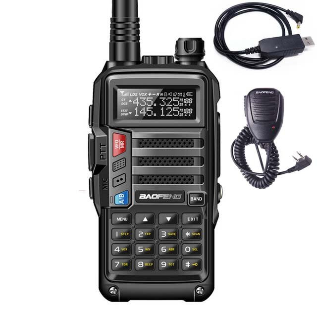 8W 7800mAh Powerful Walkie Talkie CB Radio Transceiver 220-260Mhz Portable Radio 10km Long Range for City Hunting Forest