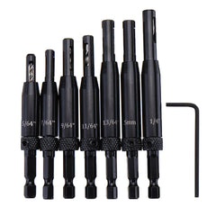 Aluminium Alloy Self Centering Door Hinges Drill Bit Hole Puncher Reaming Tool Countersink Drill Bit