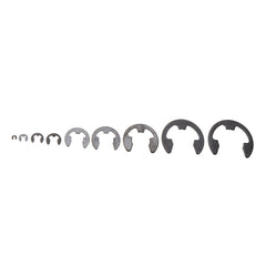 300Pcs Carbon E-Clip Black Oxide Finish Retaining Ring Circlip Tools Kit 1.5-22mm