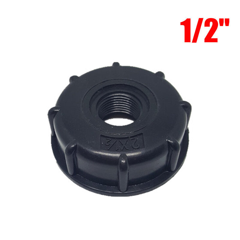 3 Sizes Tank Coarse Threaded Cap 1/2" 3/4" 1" Adapter/Connector