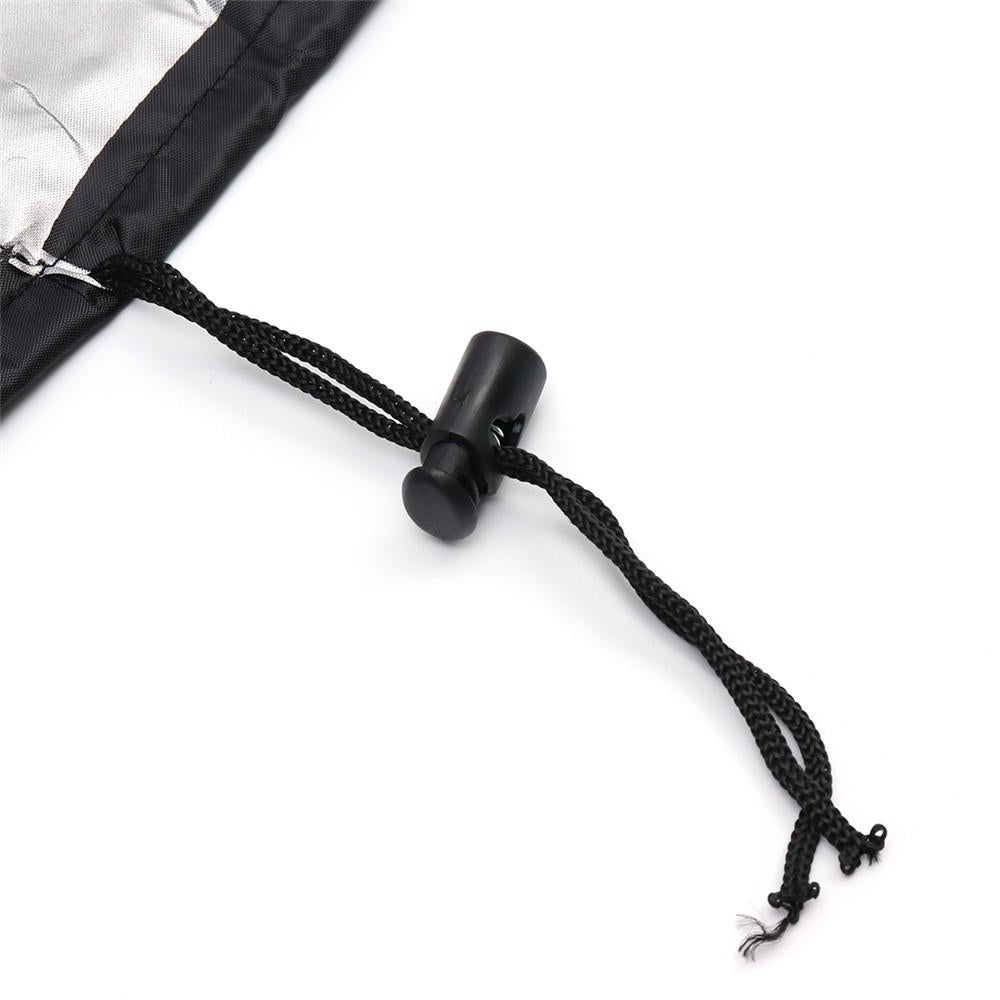 280x280x80cm 210D Polyester Anti-Dust Sofa Barbecue Stove Furniture Waterproof Cover Black/Silver