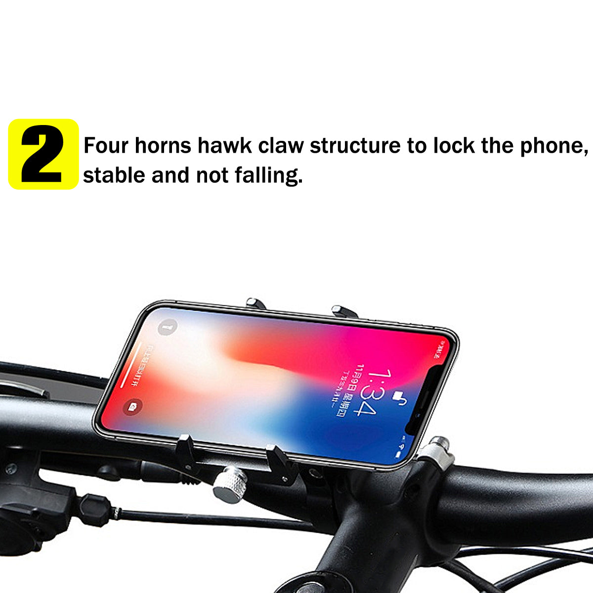 55mm-100mm Bicycle Bike Motorcycle Handle Phone Mount Holder For Cell Phone GPS