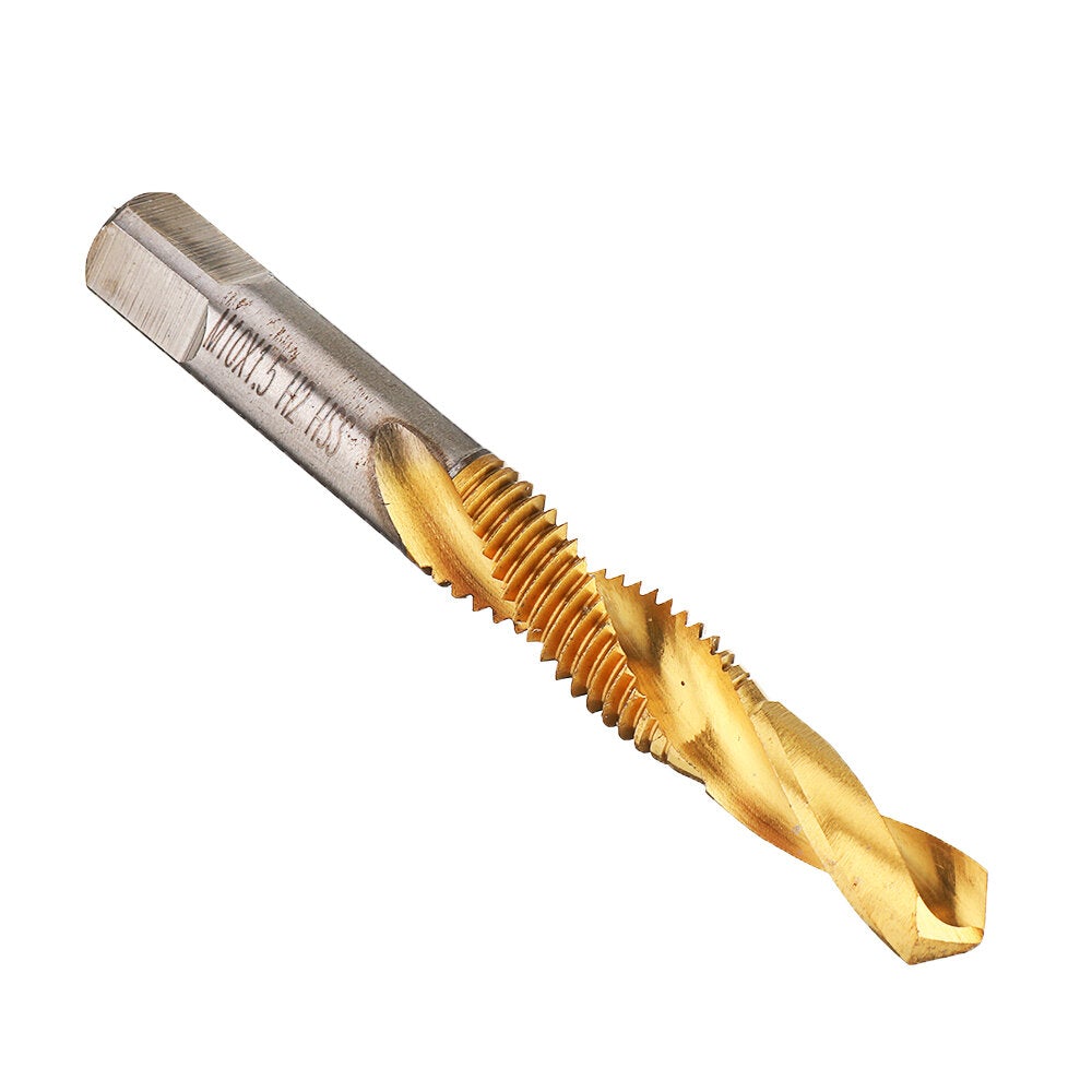 10pcs M3-10 Countersink Drill Bit HSS Titanium Coating M3/4/5/6/8/10 Tapping Chamfering Machine Thread Tap
