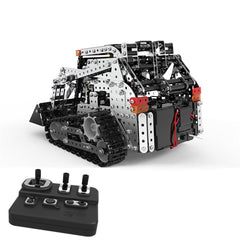 2.4G 10CH 1178PCS Stainless Steel DIY RC Car for Caterpillar Forklift Model Vehicles