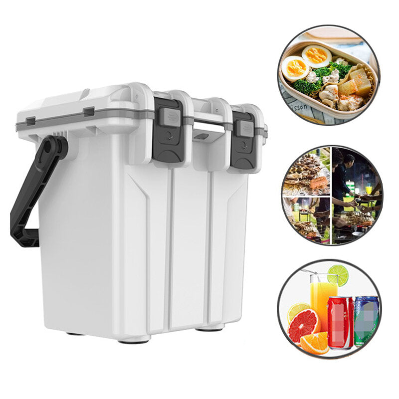 20L Portable Dual-use Thermal Insulation Case Vehicle Food Cooler Box For Outdoor Fishing Camping Picnic