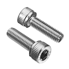 50Pcs M5 Stainless Steel Hex Socket Cap Head Screws Bolts 8-30mm Optional Length