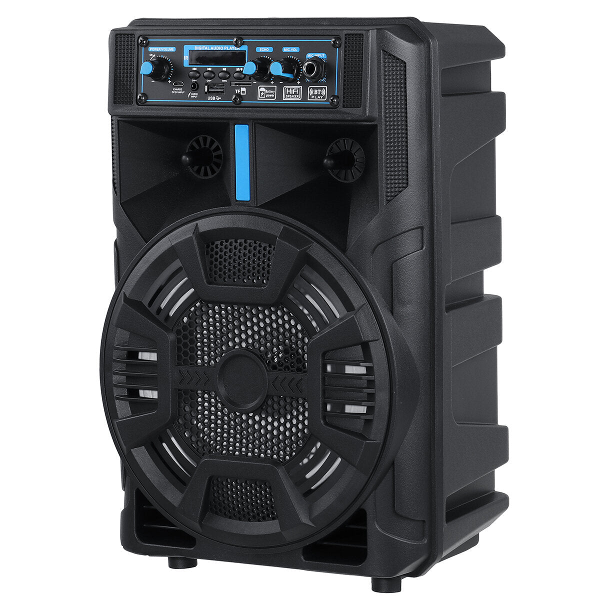 Portable FM Bluetooth Wireless Speaker Subwoofer Heavy Bass Sound System with Remote for Party