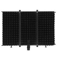 3 Plate Foldable Recording Microphone Wind Screen Board Isolation Shield For Studio Equipment