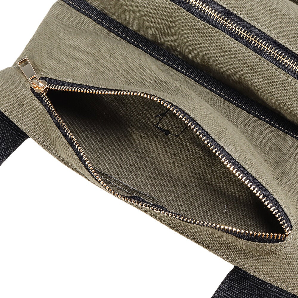 Handheld Fold-able Canvas Storage Tool Bag Portable Toolbag Repair Hand Toolkit Metal Screws Drill Plier Wrench wood working Tool Organizer