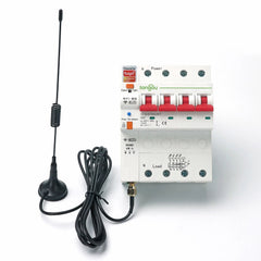 4P 63A Single Phase WIFI Smart Energy Meter Kwh Metering Monitoring Circuit Breaker Timer Relay with Leakage Protection