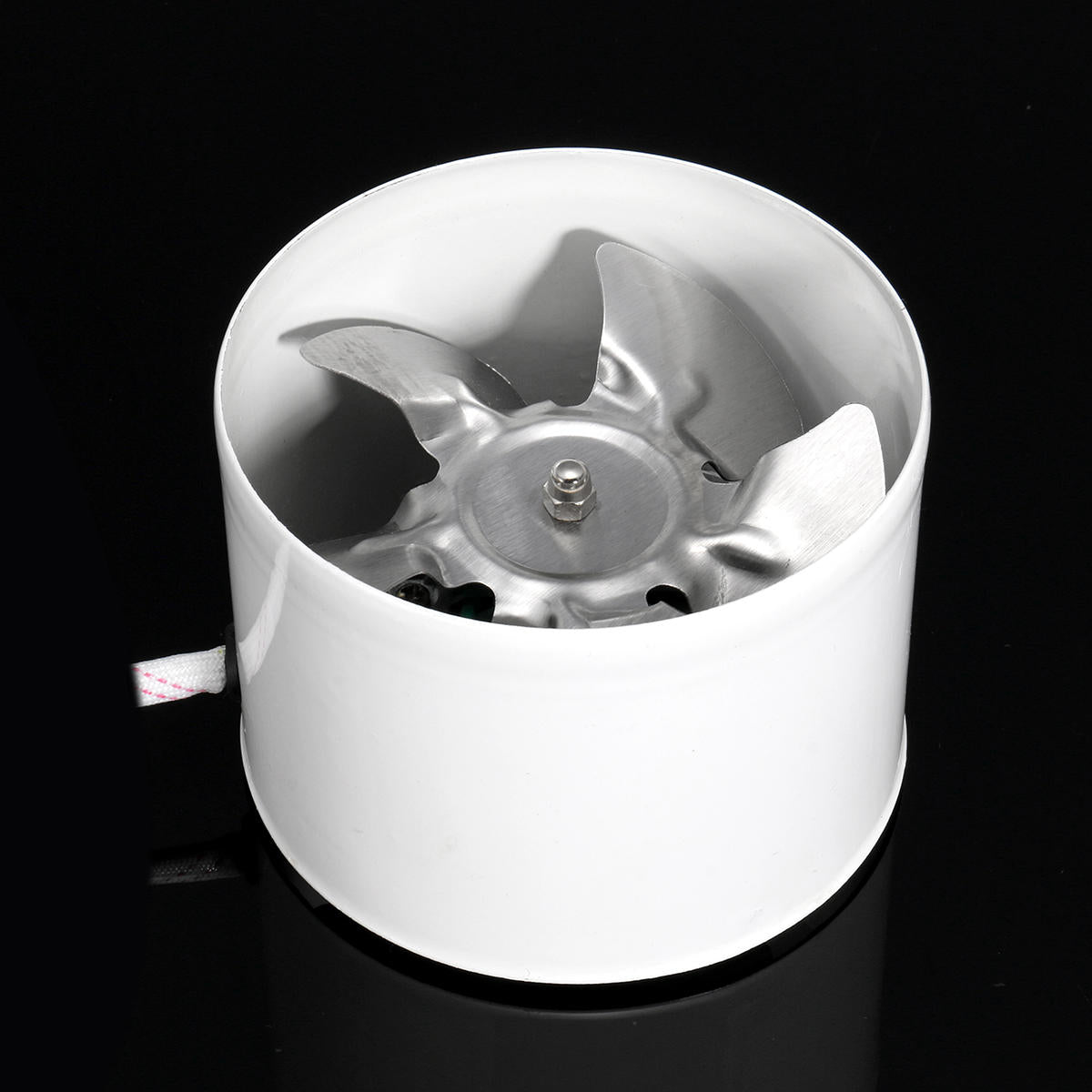 4'' Inline Duct Fan Booster Exhaust Blower Air Cooling Vent Metal Blade