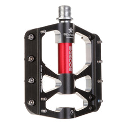 1Pair Bicycle Pedals 3 Bearings Platform Bicycle Flat Non-Slip Outdoor Cycling Flat Pedals