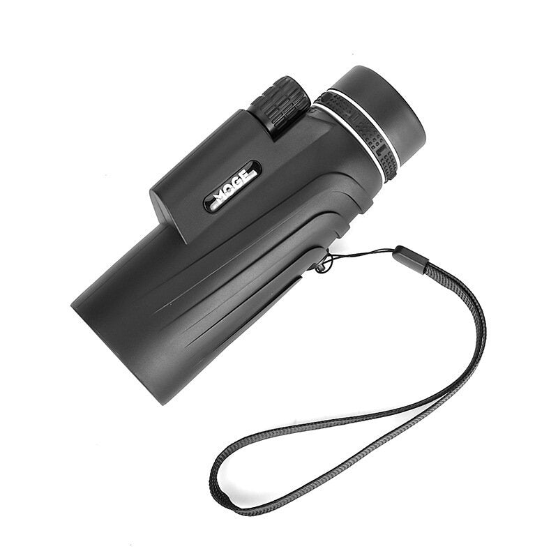 HD 40x60 Monocular Telescope Low Light Level Night Vision Waterproof Telescope With Spring Clip + Silver Aluminum Tripod