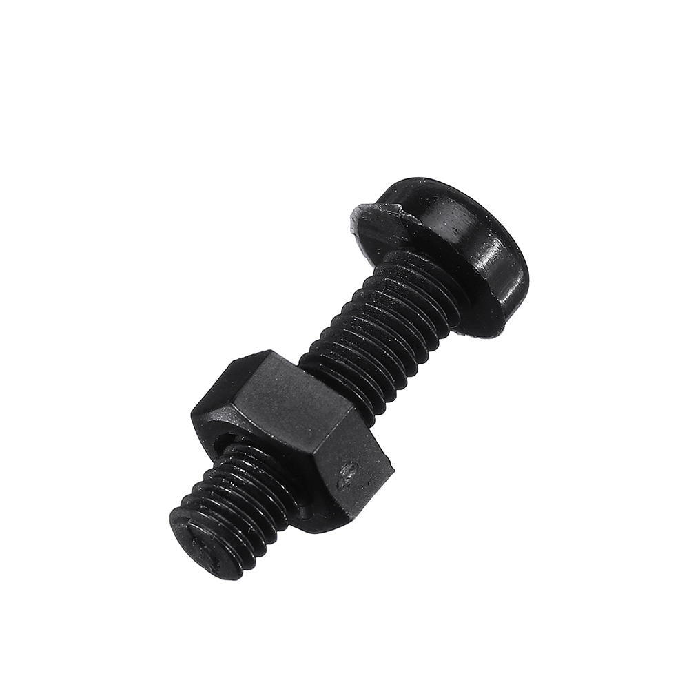 270Pcs White/Black M2-M5 Plastic Nylon Phillips Screw Round Head Hex Nut Assortment Kits