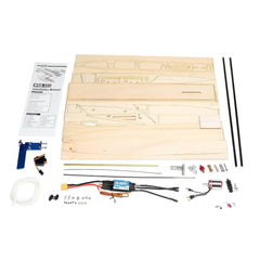 DIY RC Speed Boat Kit Wooden Sponson Outrigger Shrimp Model
