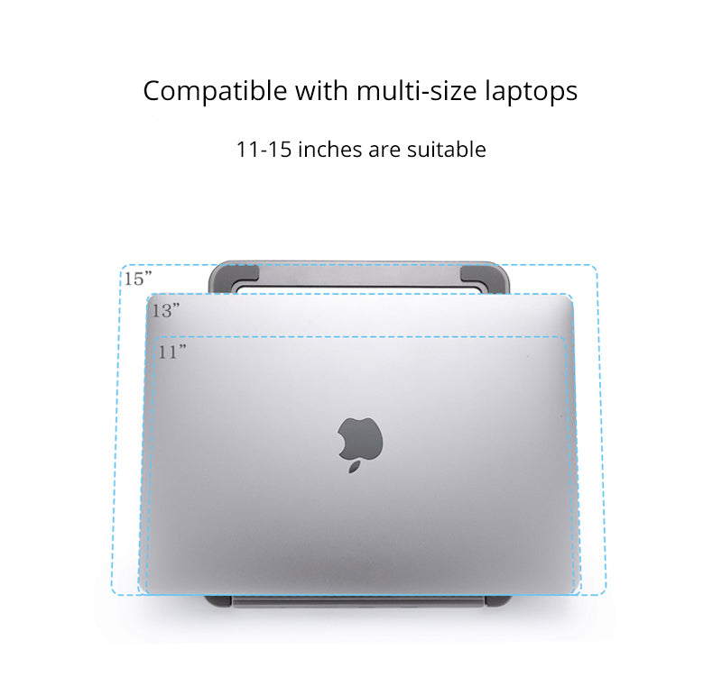 Multifunctional 12-IN-1 Type-C Docking Station Converter With Macbook Cooling Holder