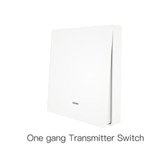 WiFi Smart Push Button Switch RF433 Wall Panel Transmitter Kit Tuya App Remote Control Works with Alexa Google Home