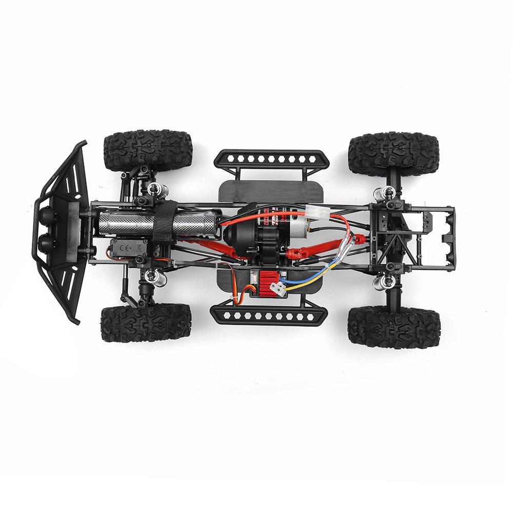 2.4G 4WD Waterproof Brushed Rc Car Off-road Rock Crawler Trail Rigs Truck RTR Toy