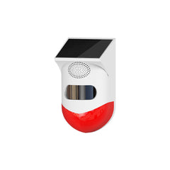 Outdoor Solar Light Alarm Human Body Induction Infrared Sound and Light Alarm