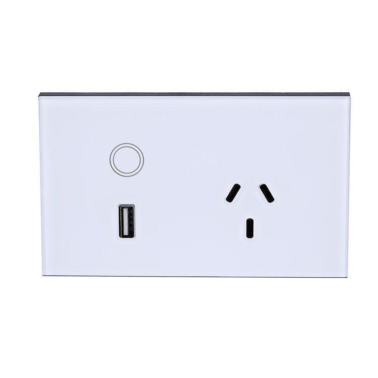 WiFi 2.4G 110V-240V US Standard Smart Switch Electrical Socket Wifi USB Wall Socket