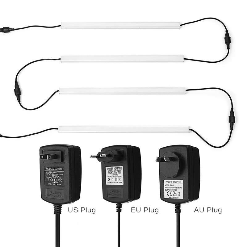 AC100-240V 24W Red:Blue 4:1 LED Grow Rigid Strip Light IP65 Plant Garden Greenhouse Flower Lamp