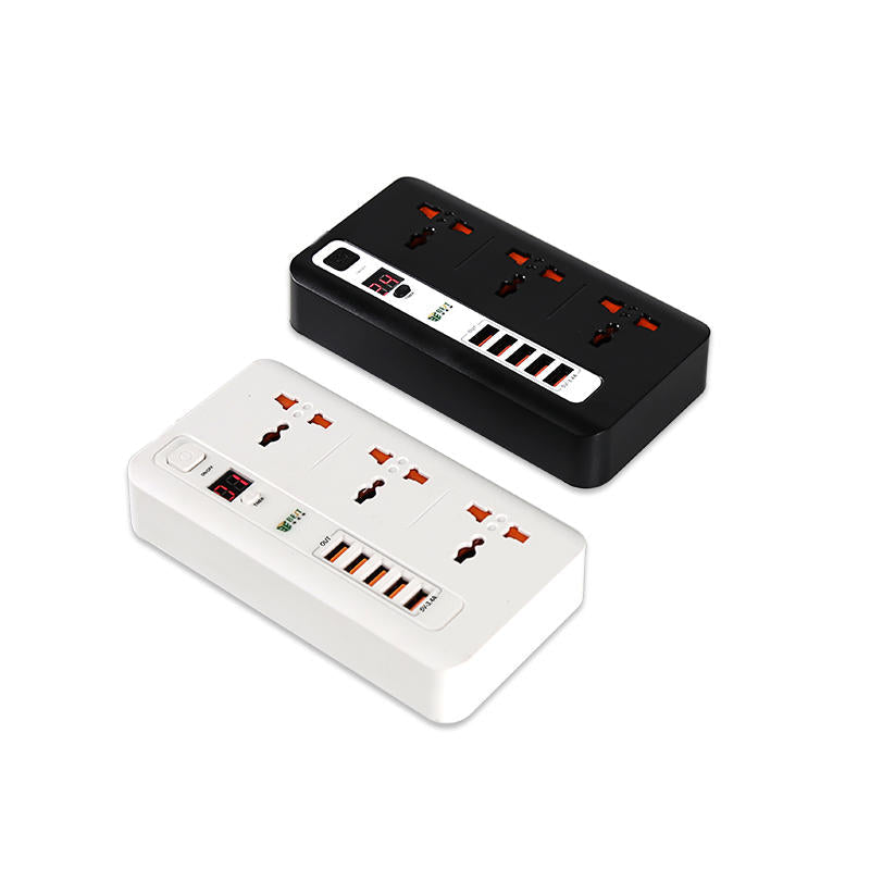 Universal Smart Timer Switch Socket Plug 5 USB Port Charging Power Outlet