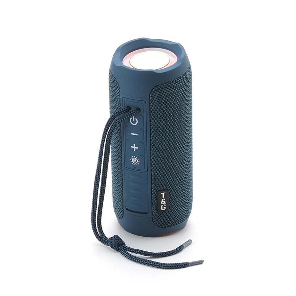 Bluetooth Speaker Wireless Speakers LED Lights TF Card AUX Portable Outdoor Speaker with Mic