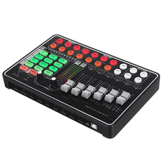 Bluetooth Live Sound Card for Youtube Tiktok Gaming Broadcast External Mixer Headset Microphone Computer Mobile Phone Webcast Accompaniment Set