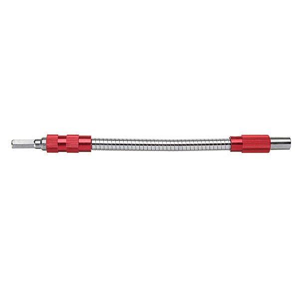 200mm Metal Flexible Extension Drill Shaft 1/4 Inch Hex Screwdriver Bit Holder
