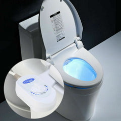 Toilet Seat Attachment Bathroom Water Spray Non-Electric Mechanical Bidet