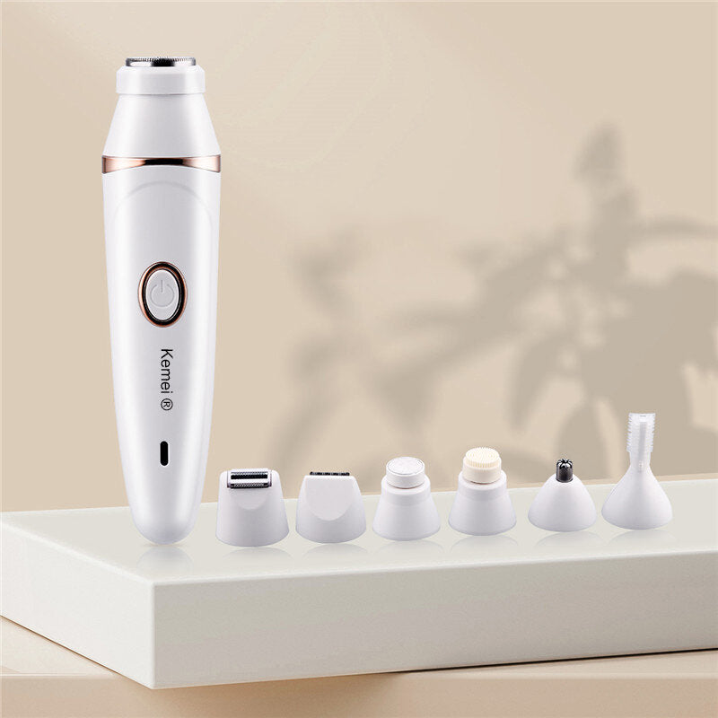 7 In 1 Women Face Body Hair Removal Lady Shaver Epilator Female Shaving Machine Electric Trimmer Female Razor Bikini Depilatory