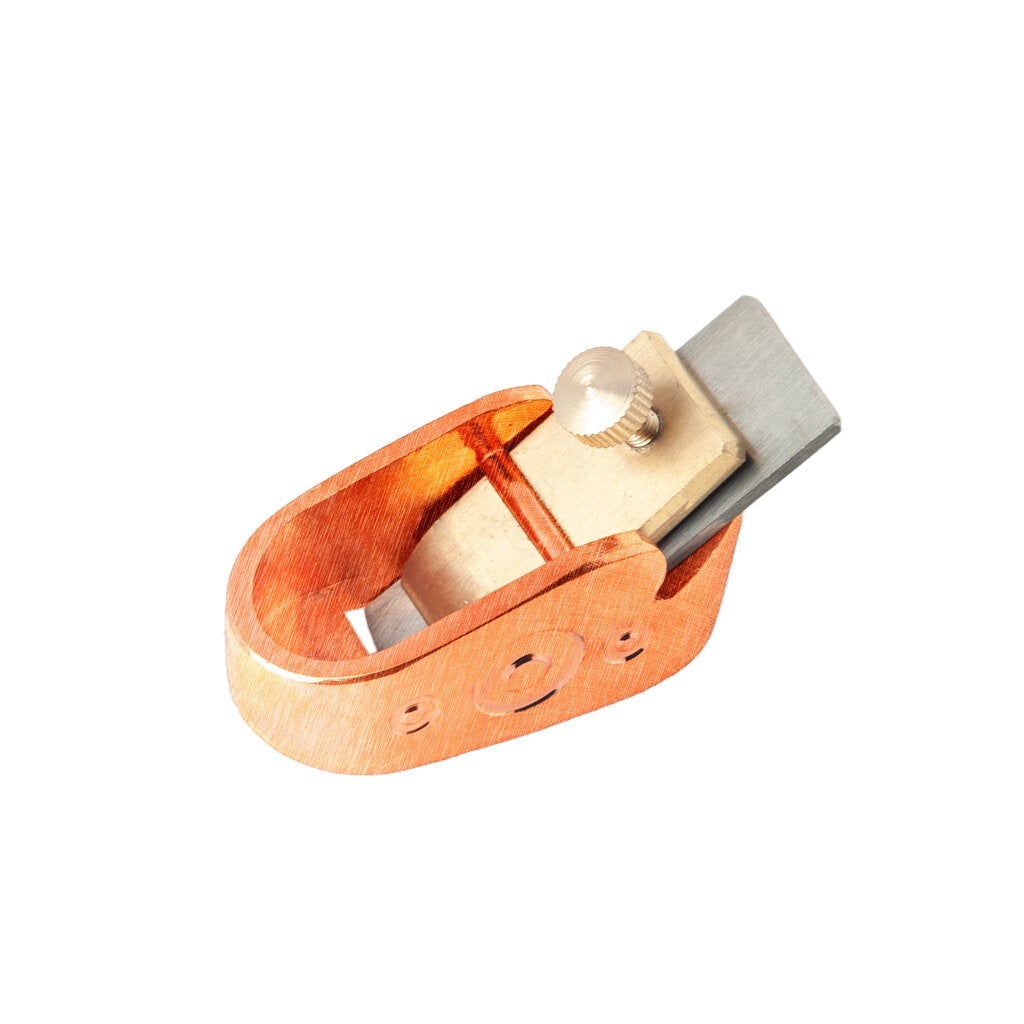 5 pcs Rose Gold Color Violin Makers Plane Cutter Brass Luthier Tool Violin Making Tools Mini Brass Planes Woodworking Planes