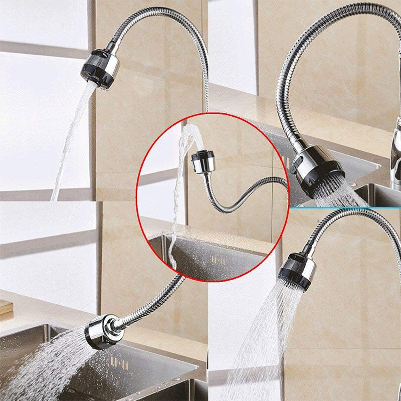 Kitchen Bathroom Single Hole Hot And Cold Universal Faucet