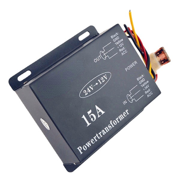 Vehicle Car DC 24V to 12V 6A 10A 15A 20A 30A Power Supply Transformer Converter
