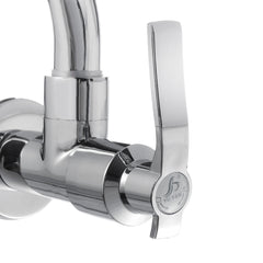 360 Degree Rotation Single Cold Faucet Brass Kitchen Sink