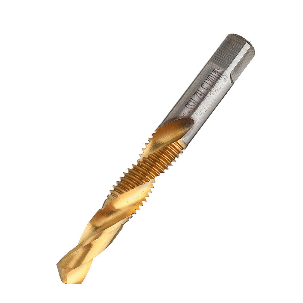 10pcs M3-10 Countersink Drill Bit HSS Titanium Coating M3/4/5/6/8/10 Tapping Chamfering Machine Thread Tap