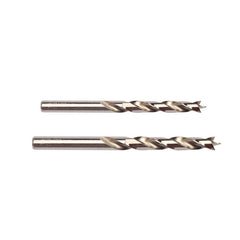 5/6/7/8/9/10mm Fully Ground High Spees Steel Brad Point Wood Drill Bit Kit Set Tool Woodworking Drilling