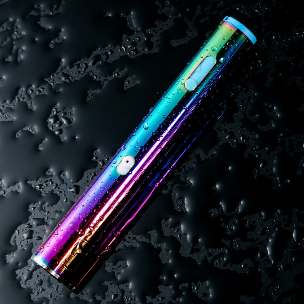 USB Green Laser Pointer Pen Single Point Colorful Shell USB Direct Fast Charging Portable Laser Page Pen Office Meeting Field Guide