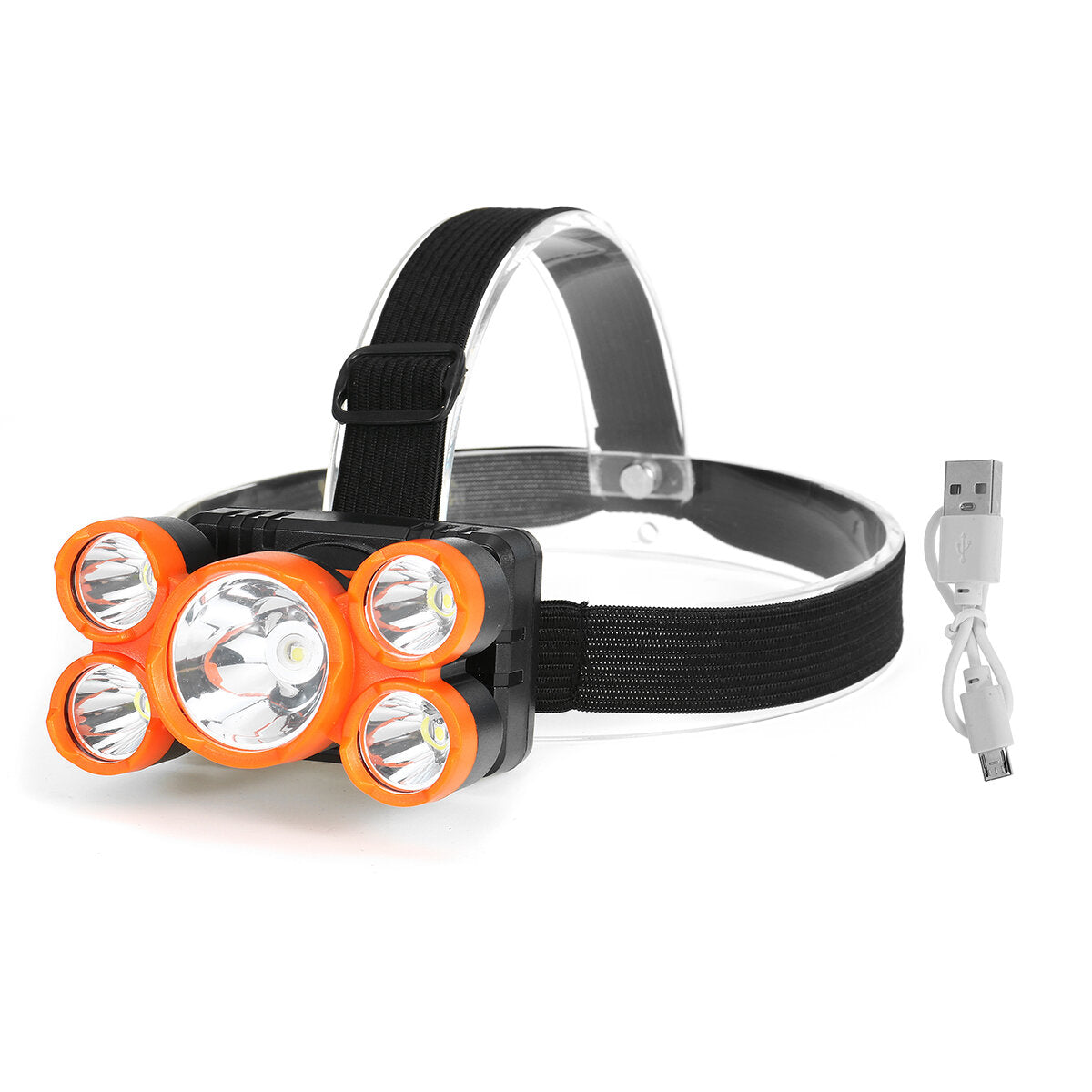 5LEDs T6+4XPE LED Headlamp Cycling Headlight 4-Modes Fishing Lanterna Outdoor Camping Waterproof Head Torch Lamp