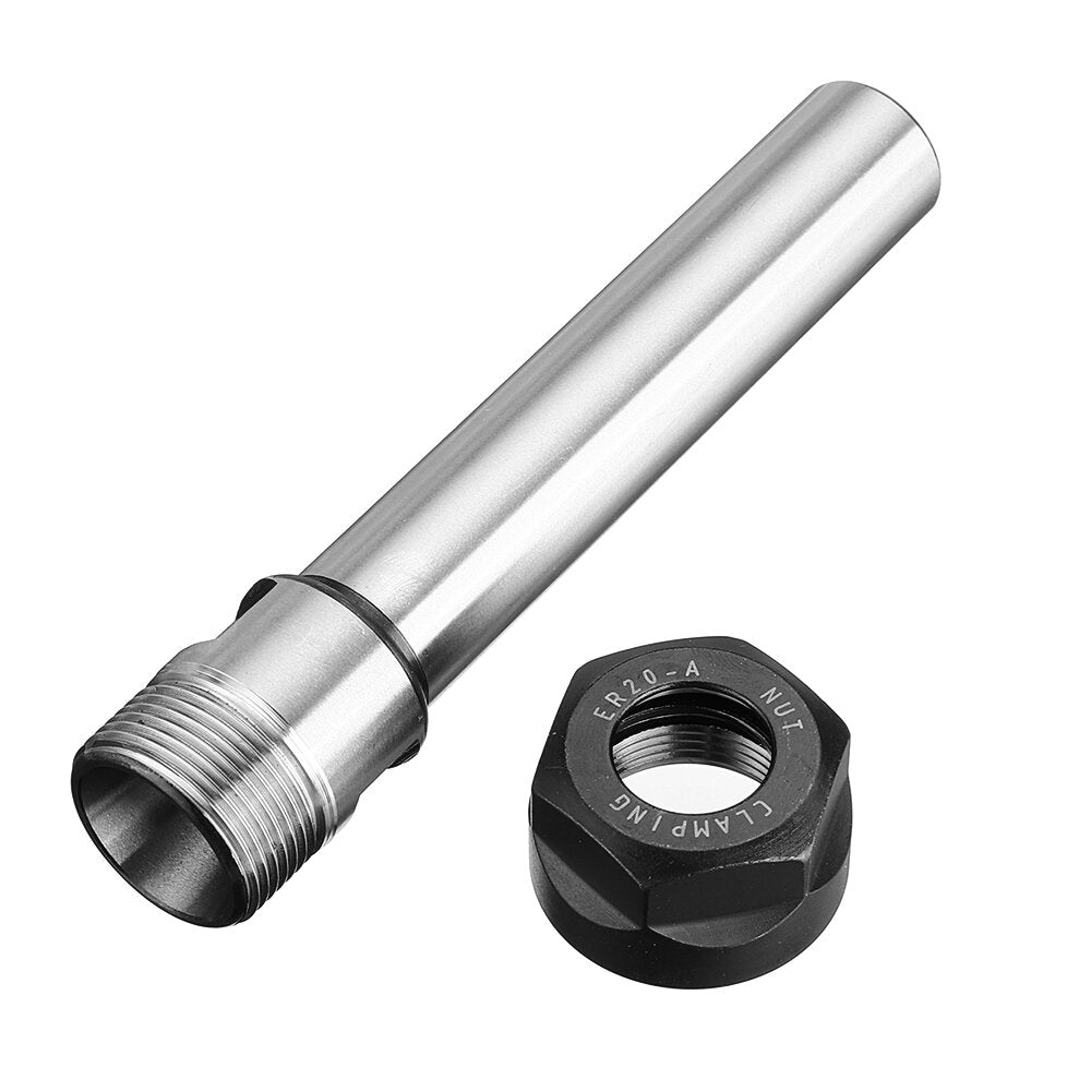 Collet Chuck Holder with 6pcs ER20 Spring Collet for CNC Milling Lathe Tool